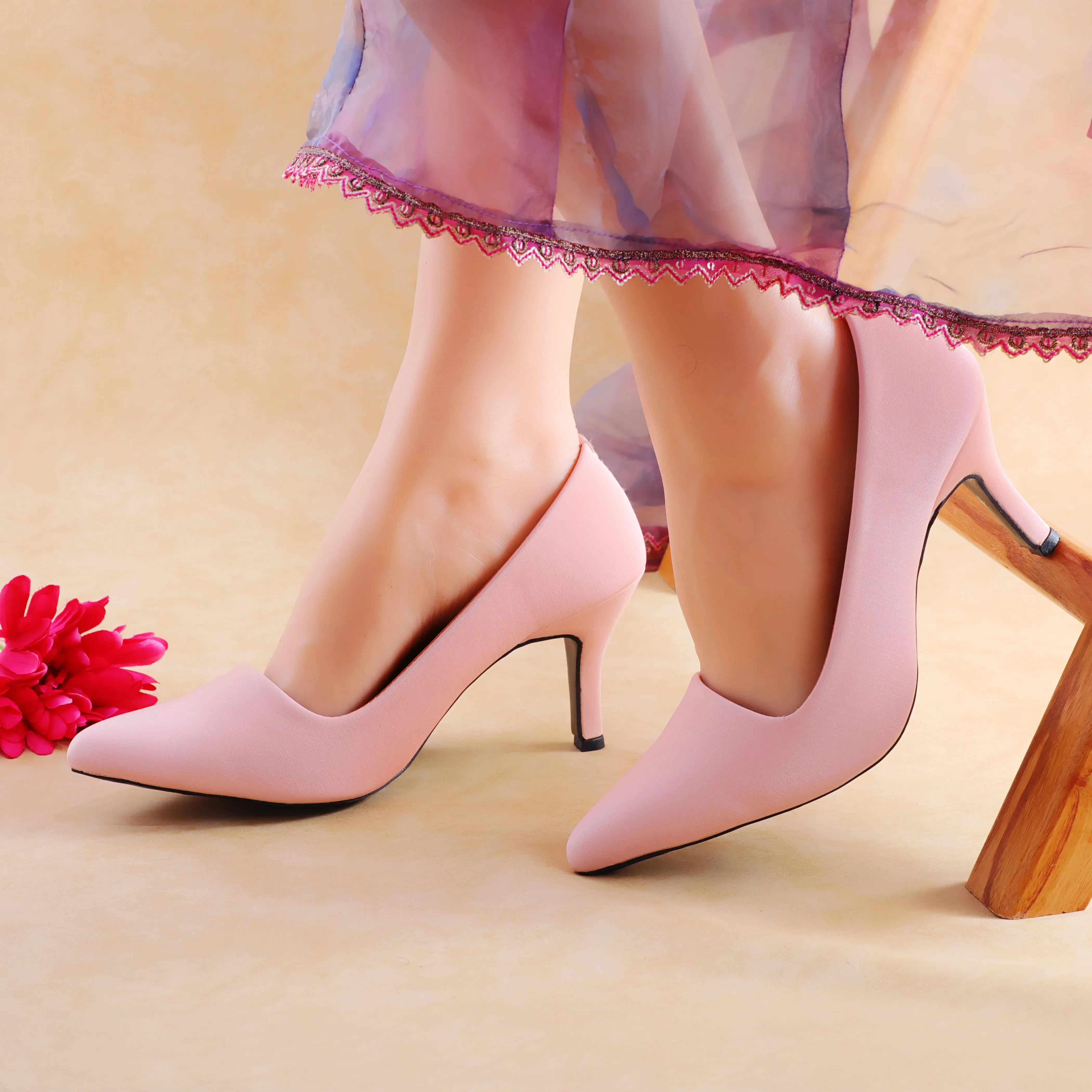 Torres Pink women stiletto heels