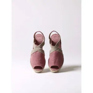 Vegan Peep Toe Wedge Espadrille