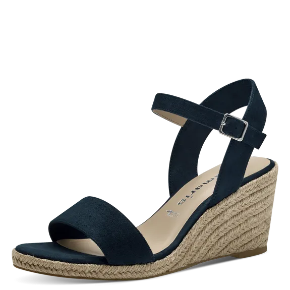 Wedge Sandal - Navy