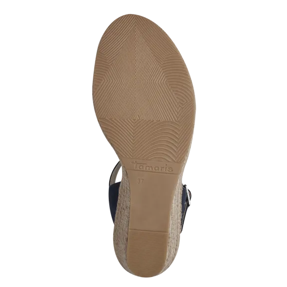 Wedge Sandal - Navy