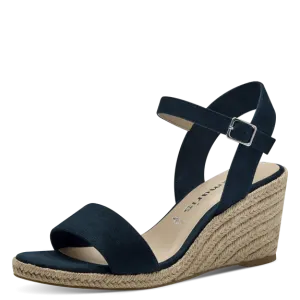 Wedge Sandal - Navy