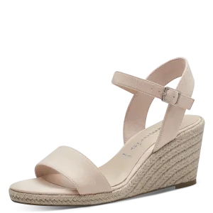Wedge Sandal - Nude