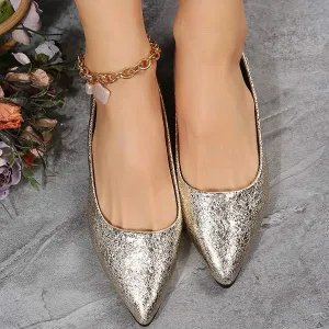 Women's Pointed-Toe Ballet Flats 93336418C