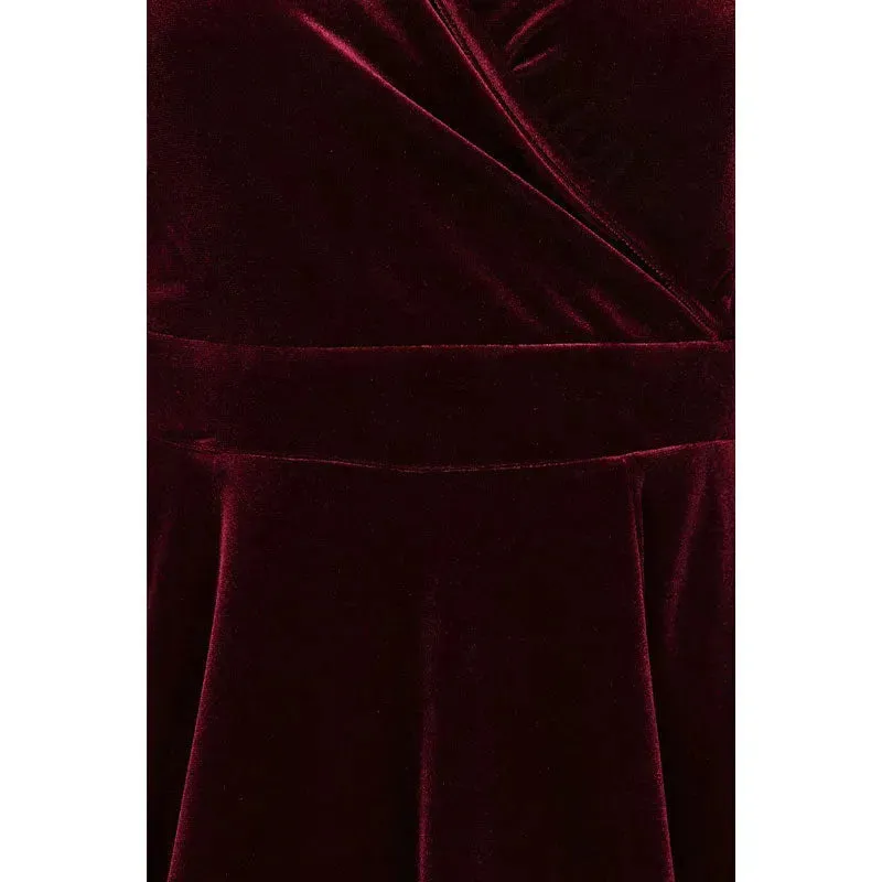Zelda Dress - Red Velvet